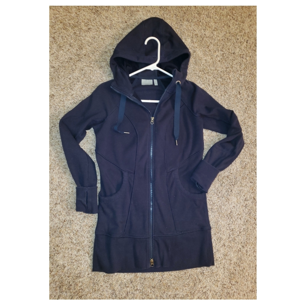 Athelta Navy Zip - Cover Your Assets